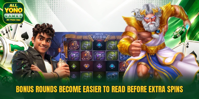 Bonus rounds become easier to read before extra spins