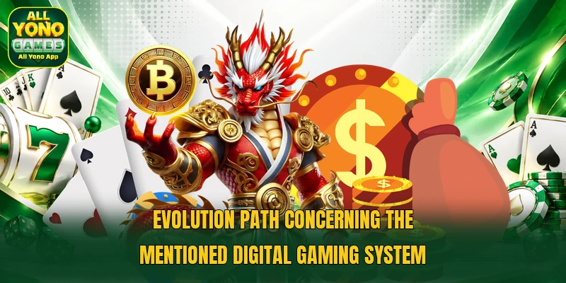 Evolution path concerning the mentioned digital gaming system Evolution path concerning the mentioned digital gaming system