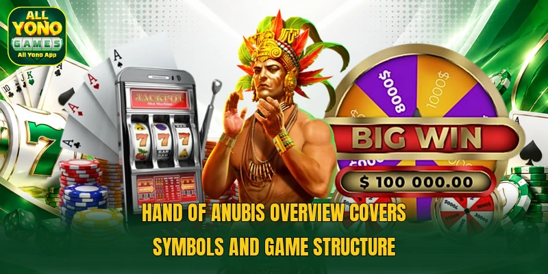Hand of Anubis overview covers symbols and game structure