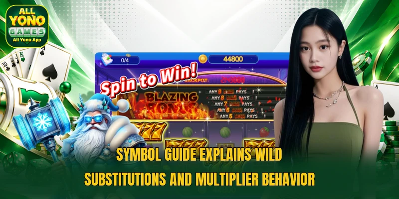 Symbol guide explains wild substitutions and multiplier behavior Symbol guide explains wild substitutions and multiplier behavior